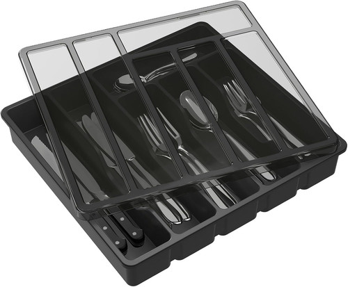 Cutlery tray with lid fork - cutlery,