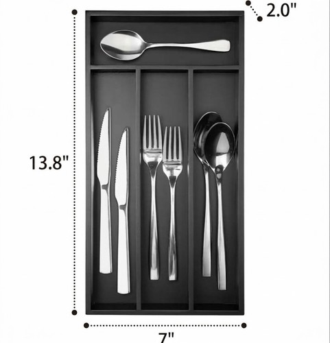 Silverware organizer drawer - silverware,