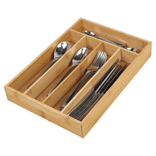 Compartment bamboo cutlery - compartment,